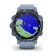 Descent Mk2S, Mineral Blue with Sea Foam Silicone Band - 010-02403-07 - Garmin